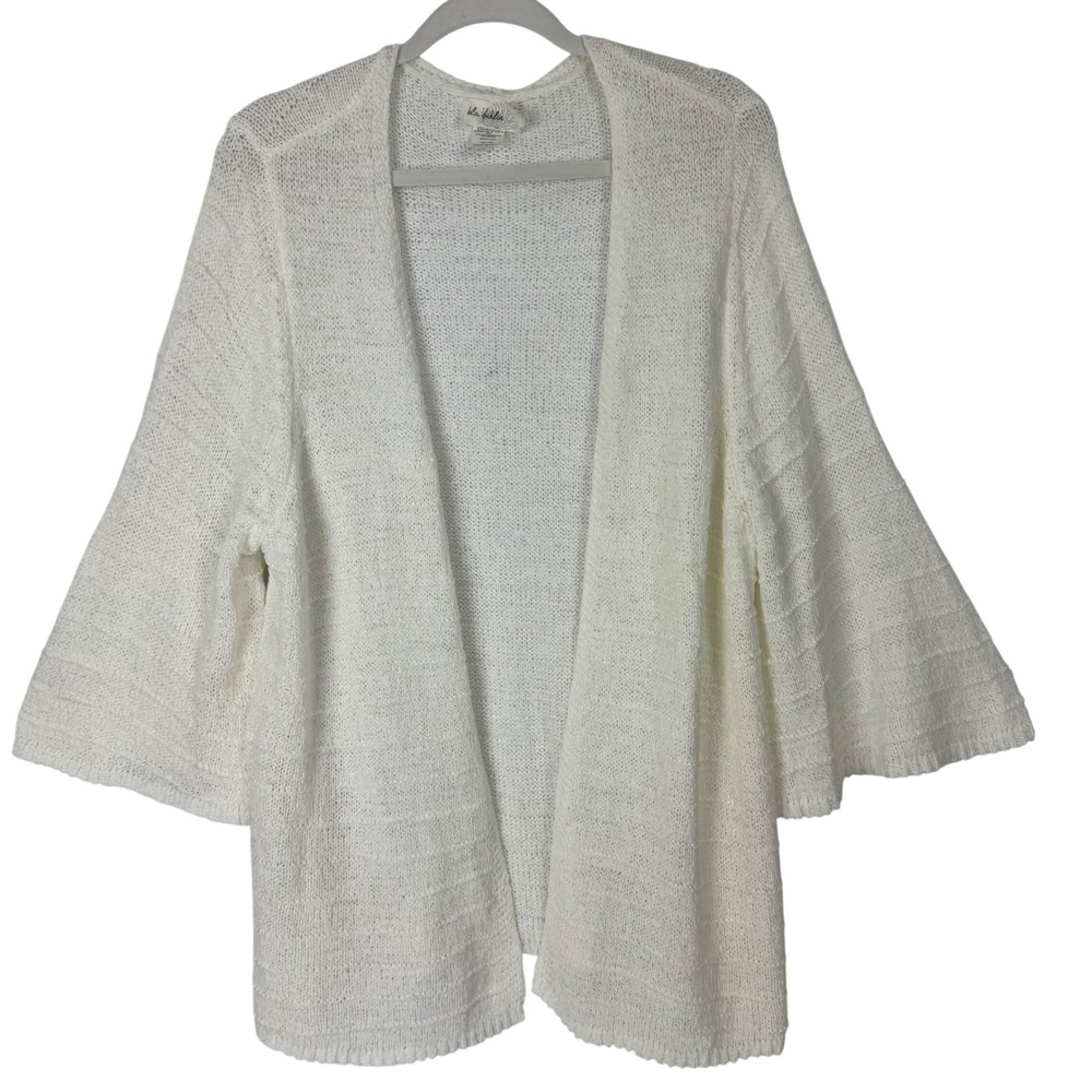 Blu Dahlia Women Cardigan Bell Sleeve Open Knit Size‎ 1x